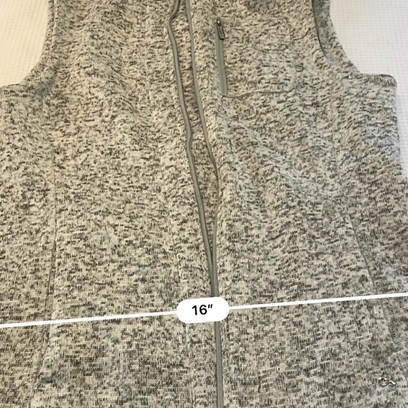 Calvin Klein Heathered Gray Puffer Vest Size Xsmall - Picture 13 of 14